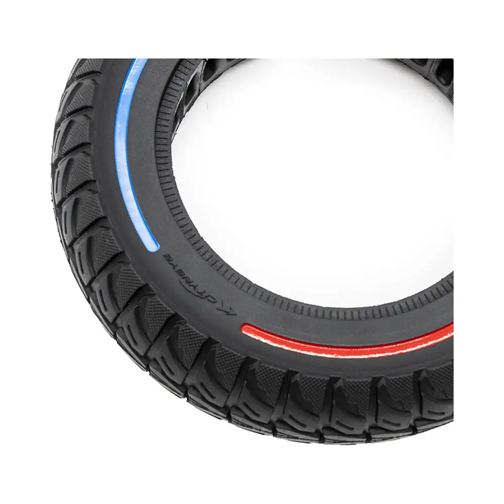 Rueda Maciza Cityneye Tricolor 10x3-6 para Patinete Eléctrico - detalle lateral