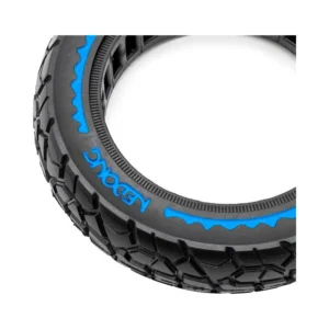 Rueda Maciza Nedong Offroad Ultraligera 10x2.5-6.5 B44 Azul para Patinete Eléctrico - detalle lateral