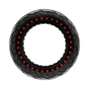 Rueda Maciza Nedong Ultraligera 10x2.125-6.1 B34 Puntos Rojos para Patinete Eléctrico - vista general