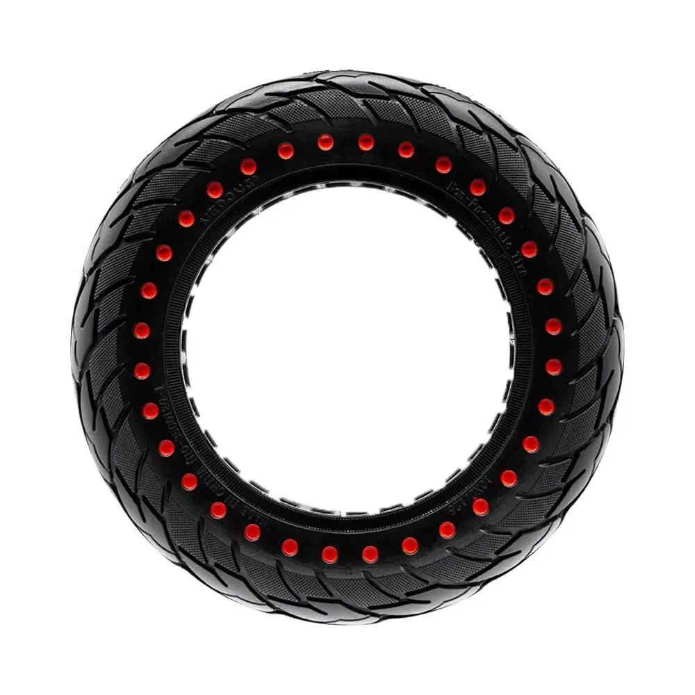 Rueda Maciza Nedong Ultraligera 10x2.125-6.1 B34 Puntos Rojos para Patinete Eléctrico - vista general
