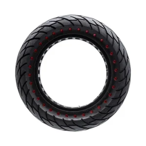 Rueda Maciza Nedong Ultraligera 10x2.5-6.1 B34 Puntos Rojos para Patinete Eléctrico - vista general