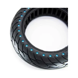 Rueda Maciza Nedong Ultraligera 10x2.5-6.1 B44 Puntos Azules para Patinete Eléctrico - detalle lateral