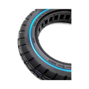 Rueda Maciza Offroad Ultraligera 10x2.125-6.1 B34 Línea Azul para Patinete - detalle lateral