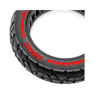 Rueda Maciza Offroad Ultraligera 10x2.5 B44 Roja para Patinete Nedong - detalle lateral