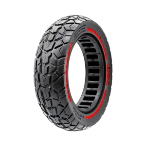 Rueda Maciza Offroad Ultraligera 10x2.5 B44 Roja para Patinete Nedong - referencia principal
