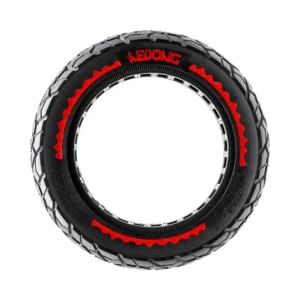 Rueda Maciza Offroad Ultraligera 10x2.5 B44 Roja para Patinete Nedong - vista general