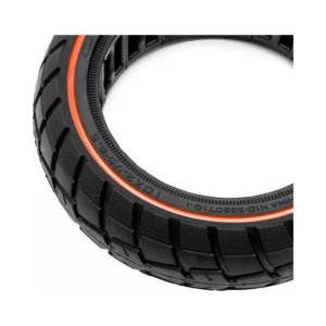 Rueda Maciza Offroad Ultraligera 10x2.75-6.5 B55 Línea Roja para Patinete Eléctrico - detalle lateral