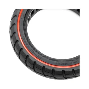 Rueda Maciza Offroad Ultraligera 230x50 Línea Roja para Patinete Eléctrico - detalle lateral