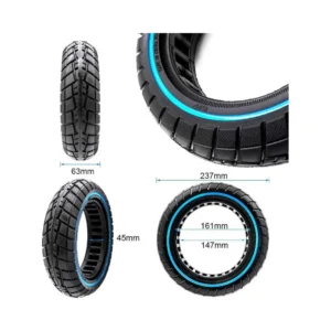 Rueda Maciza Offroad Ultraligera 60/70-6.5 B44 Línea Azul para Patinete Eléctrico - referencia visual