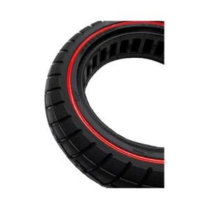 Rueda Maciza Offroad Ultraligera 60/70-6.5 B44 Línea Roja para Patinete Eléctrico - detalle lateral