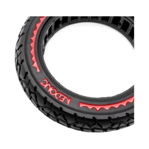 Rueda Maciza Offroad Ultraligera Nedong 10x2.125-6.5 B44 Roja para Patinete - detalle lateral