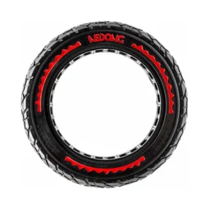 Rueda Maciza Offroad Ultraligera Nedong 10x2.125-6.5 B44 Roja para Patinete - vista general