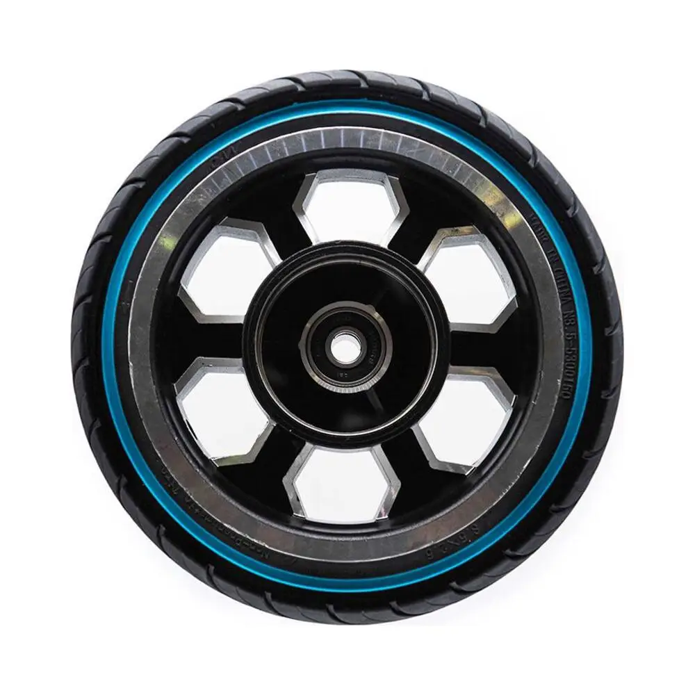 Rueda Maciza Ultraligera 8.5x2.5-6.1 B58 Línea Azul para Patinete Dualtron Mini - acabado del producto