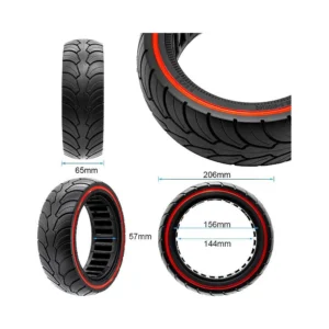 Rueda maciza ultraligera 8 5x2 5 6 1 b58 linea azul para patinete dualtron mini: conjunto de materiales seleccionados revi...