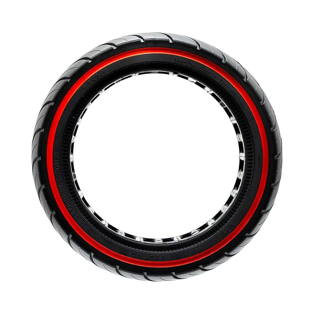 Rueda maciza ultraligera 8 5x2 5 6 1 b58 linea azul para patinete dualtron mini: perfil de materiales para mayor vida útil...