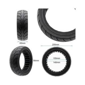 Rueda Maciza Ultraligera 8.5x2-6.1 B58 para Patinete Eléctrico - medidas de la rueda