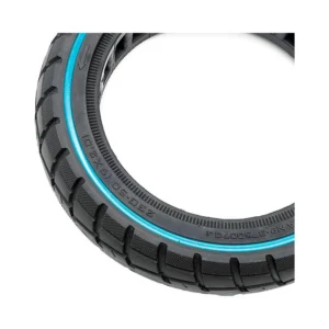 Rueda maciza ultraligera offroad 230x50 9x2 6 1 linea azul para patinete electrico: cotas para un montaje preciso.