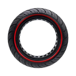 Rueda Maciza Ultraligera Roja 9.5x2.5 para Patinete NIU - vista general
