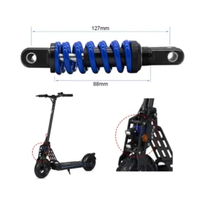 Suspensión Delantera Azul para Patinete Ecoxtrem - imagen adicional