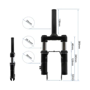 Suspension Delantera Para Patinete Electrico Xiaomi: perspectiva técnica adicional de solidez.