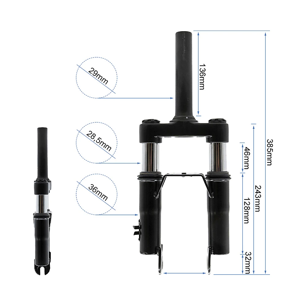 Suspension Delantera Para Patinete Electrico Xiaomi: perspectiva técnica adicional de solidez.