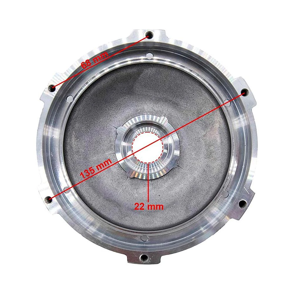 Tapa De Motor Para Patinete Electrico Dualtron: perspectiva técnica demostrando su calidad superior.