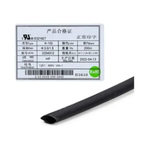 Termorretráctil Negro para Cable 3mm x 200M - vista del producto