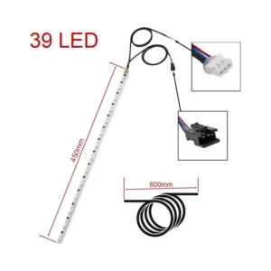 Tira LED RGB Programable 12V 0.45M para Patinete Minimotors - vista del producto